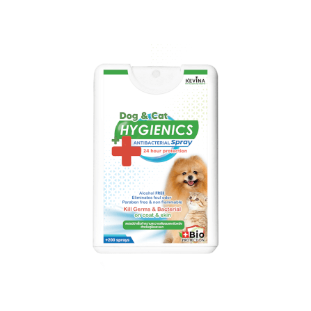 สเปรย์ฆ่าเชื้ออเนกประสงค์สำหรับสุนัขและแมว KEVINA ขนาด 200 SPRAYS (แบบการ์ด)_1